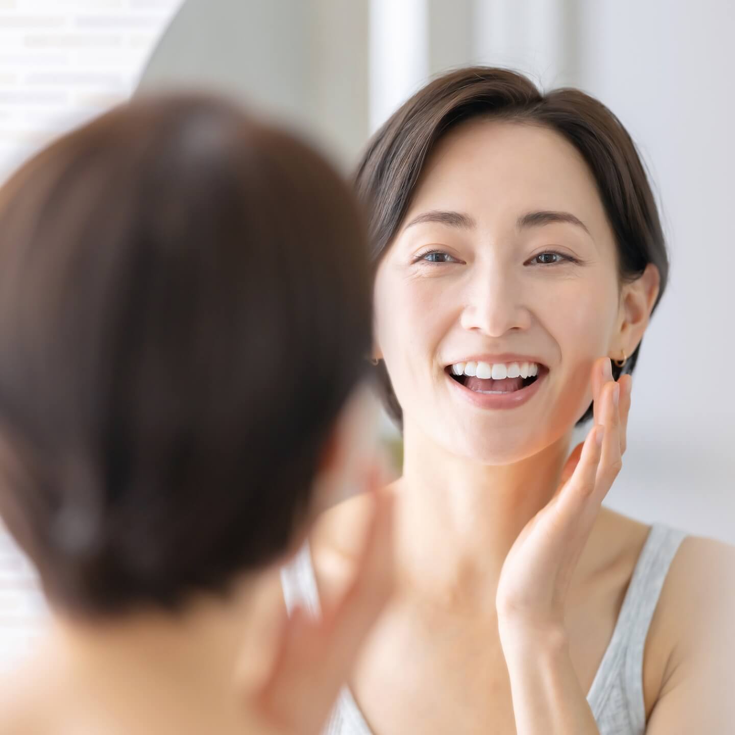 美しい笑顔を保つ